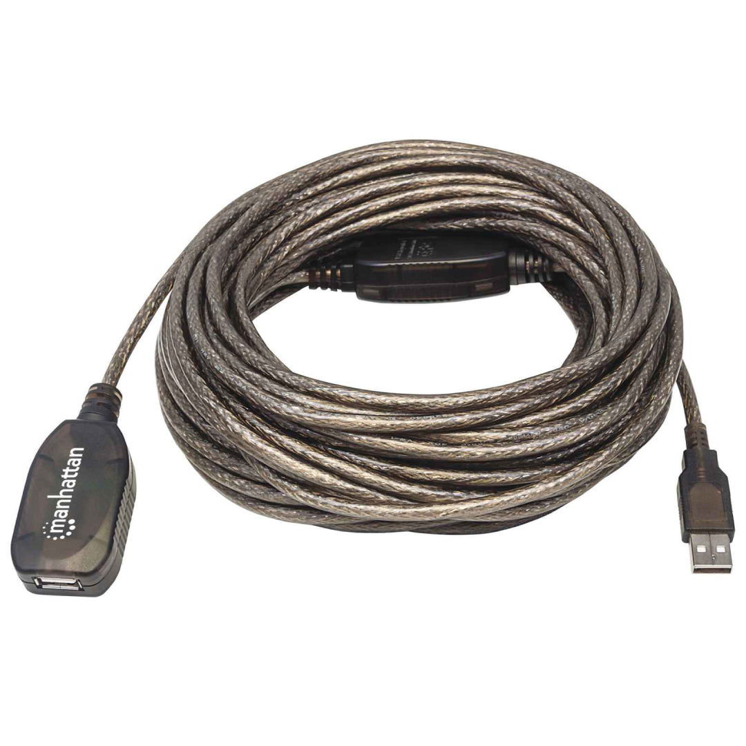 Cable de Extensión USB 2.0 15 Metros Manhattan
