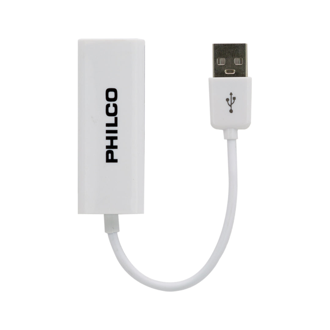 Adaptador de Red Philco  USB 2.0 a ethernet