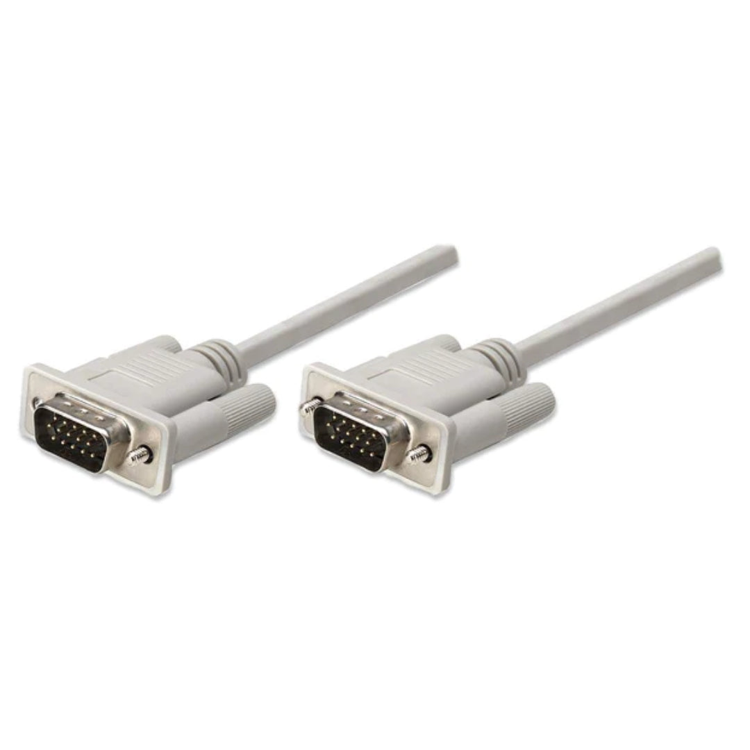 Cable Vga a Vga 1,8 metros beige Manhattan
