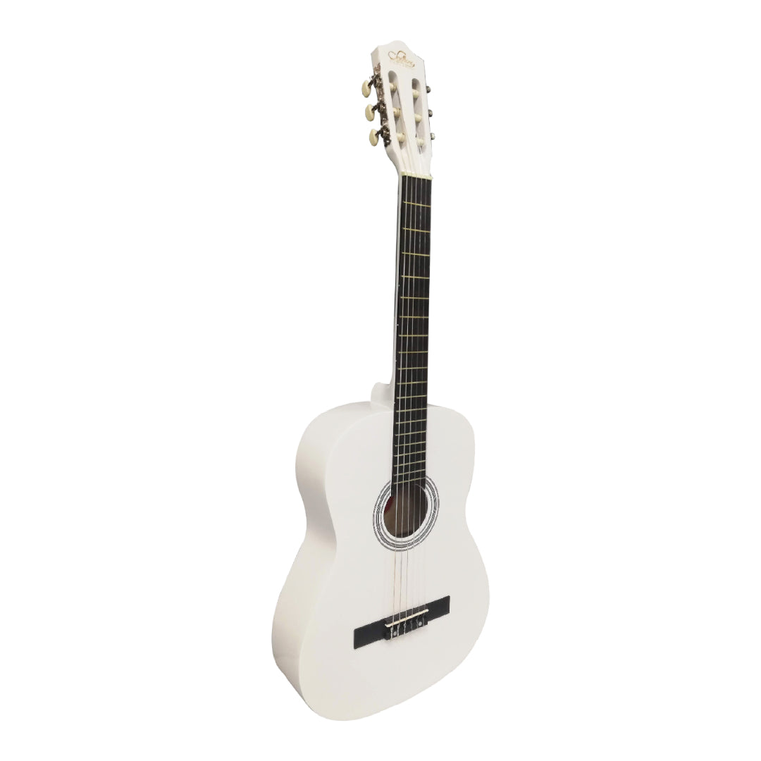 Guitarra Clásica Acústica Blanca 39" Sevillana 8450