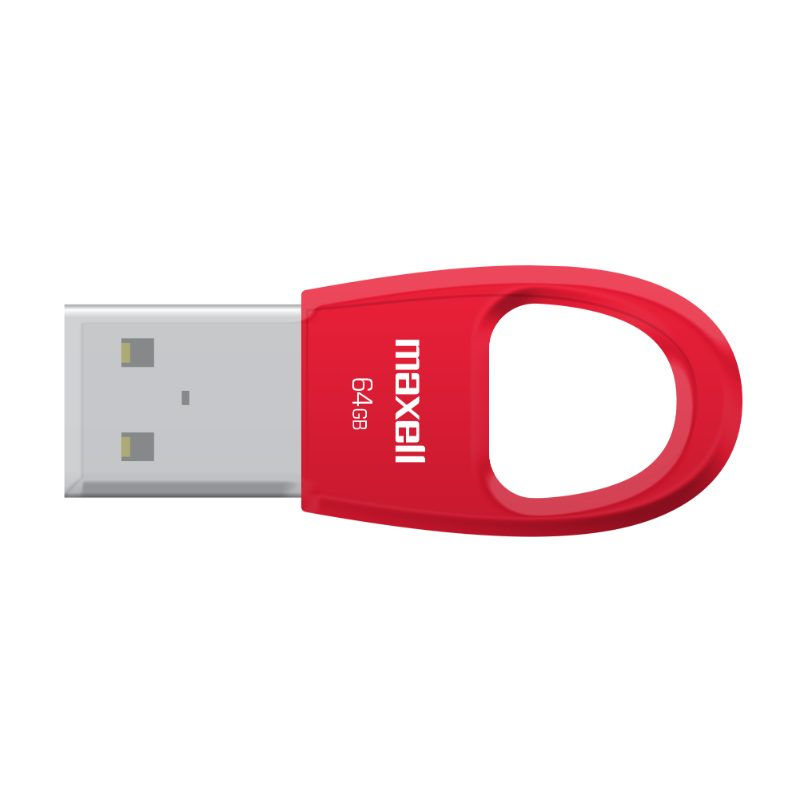 Pendrive 64 GB USBKEY Maxell rojo