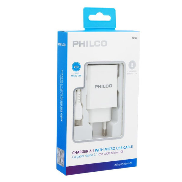 Cargador 2.1 micro usb Philco