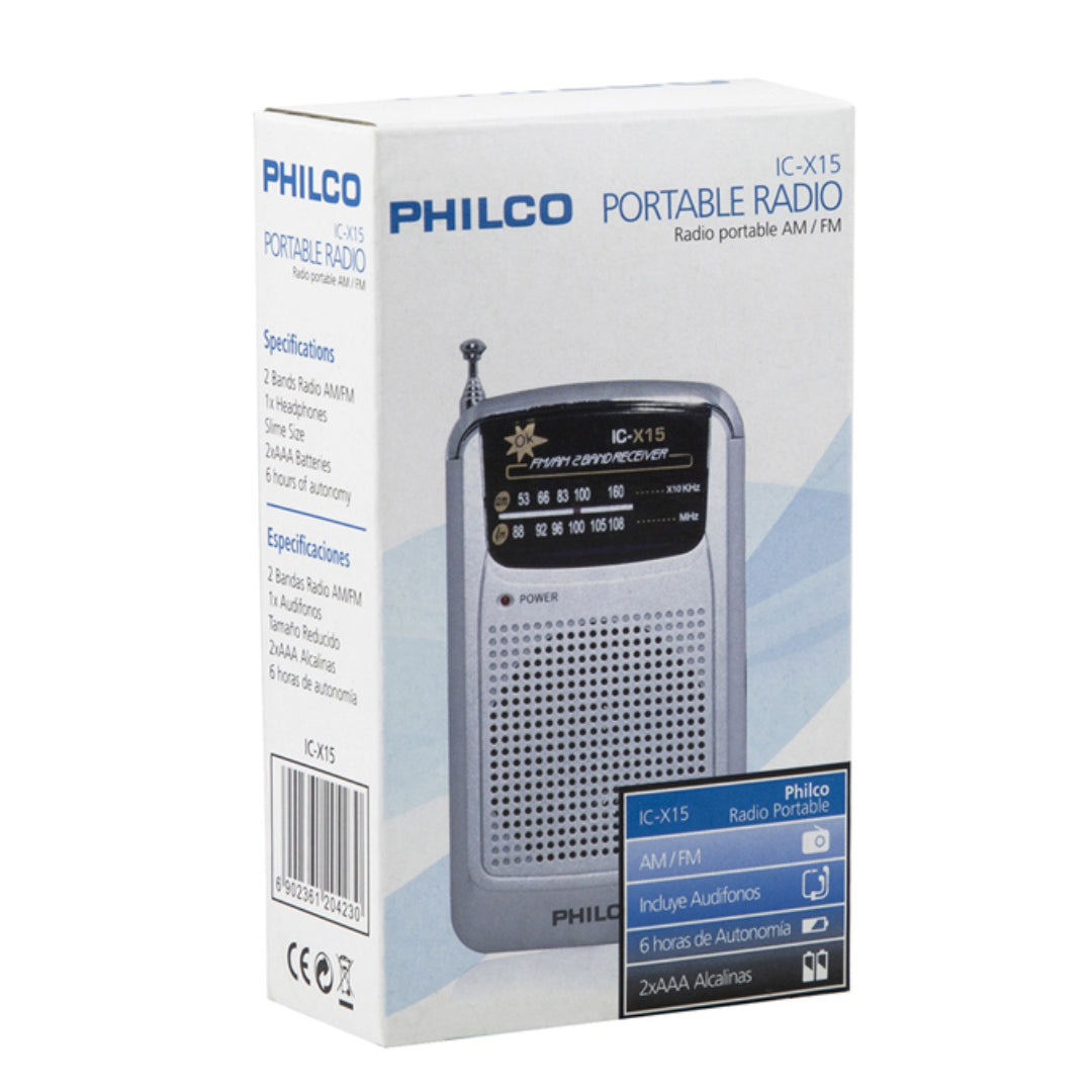 Radio Portatil IC-X15 PHILCO