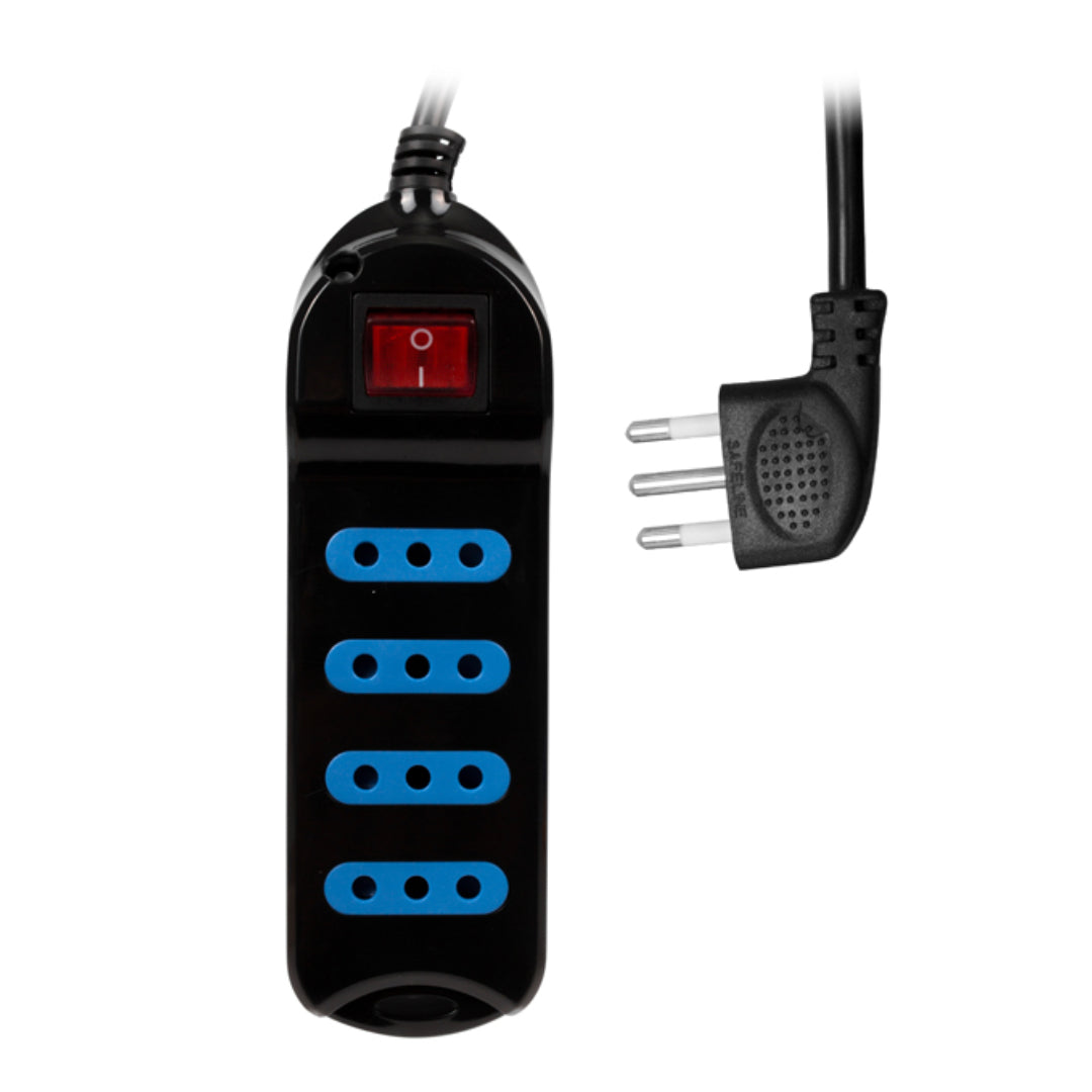 Extension con Switch 3M 4 POS Negro PHILCO XT30