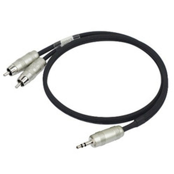Cable Kirlin Mini Plug a 2 Rca ( Y-364PR ) 0.3M